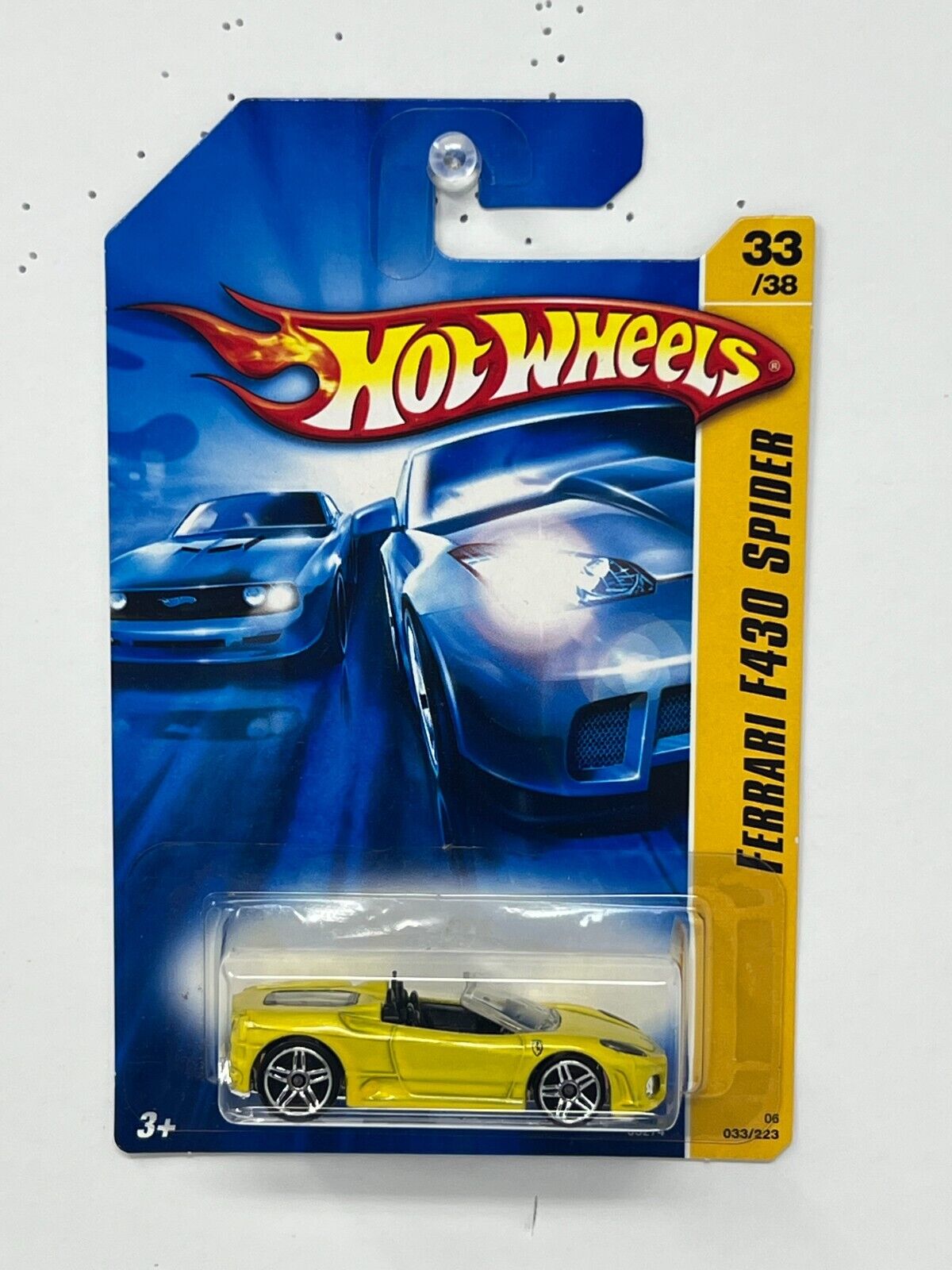 Hot Wheels Ferrari F430 Spider Yellow 1:64 Diecast V3