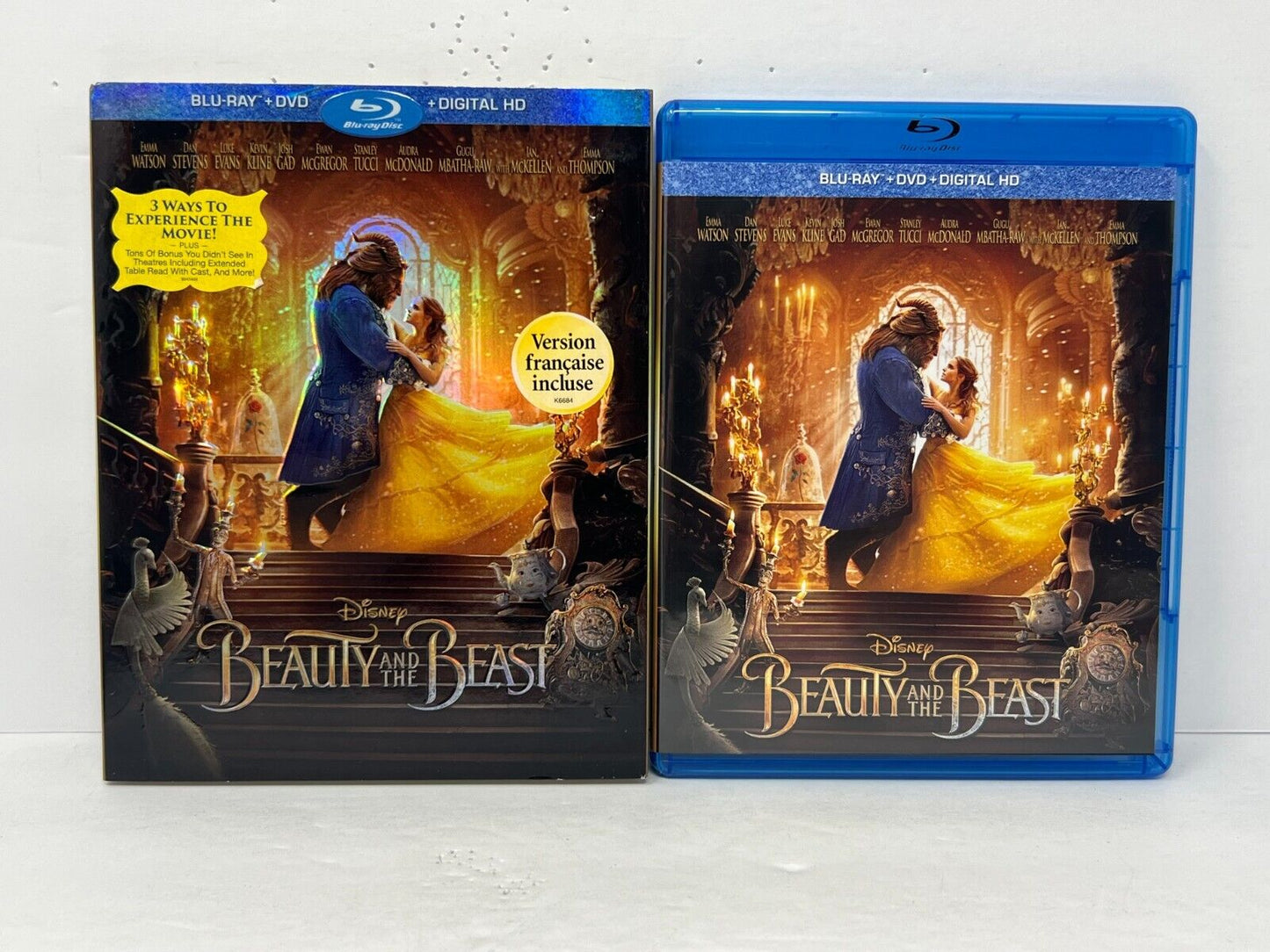 Beauty and the Beast (Blu-ray) Disney Live Action Good Condition!!!