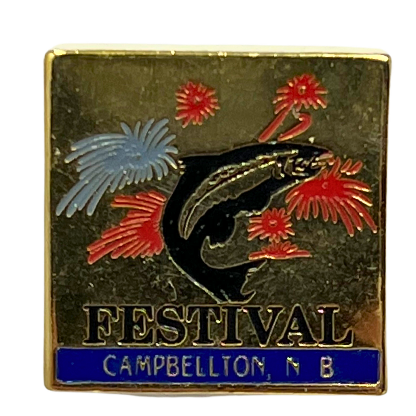 Campbellton Salmon Festival du Saumon Event Lapel Pin P2