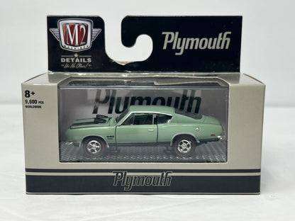 M2 Machines 1969 Plymouth Barracuda 440 1:64 Diecast