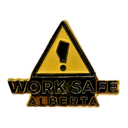 Work Safe Alberta Construction Safety Lapel Pin P2