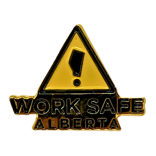 Work Safe Alberta Construction Safety Lapel Pin P2