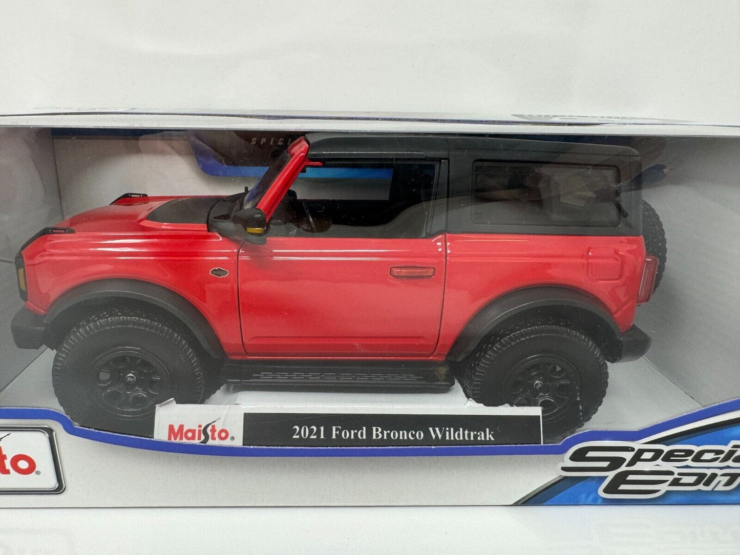 Maisto 2021 Ford Bronco Wildtrak Special Edition 1:18 Diecast