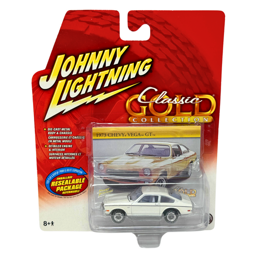 Johnny Lightning Classic Gold 1973 Chevrolet Vega GT 1:64 Diecast