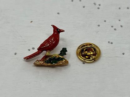 Cardinal Bird Animal Lapel Pin