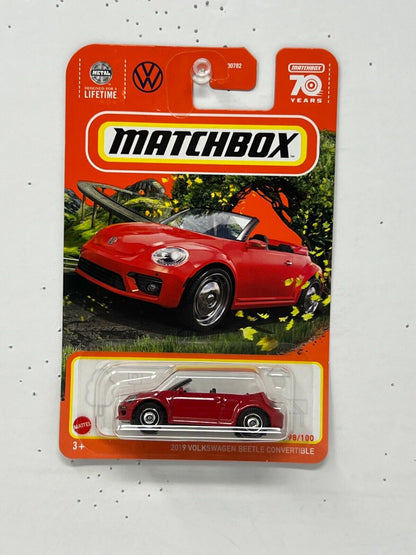 Matchbox 2019 Volkswagen Beetle Convertible 1:64 Diecast