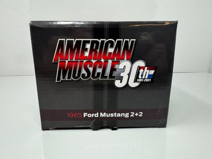 Auto World American Muscle 1965 Ford Mustang (2 + 2) 1:18 Diecast