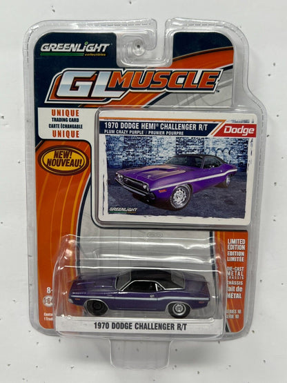 Greenlight GL Muscle 1970 Dodge Challenger RT 2 Pack Reg & Variant 1:64 Diecast