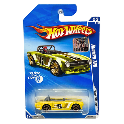 Hot Wheels Faster Than Ever Triumph TR6 1:64 Diecast Factory Sealed