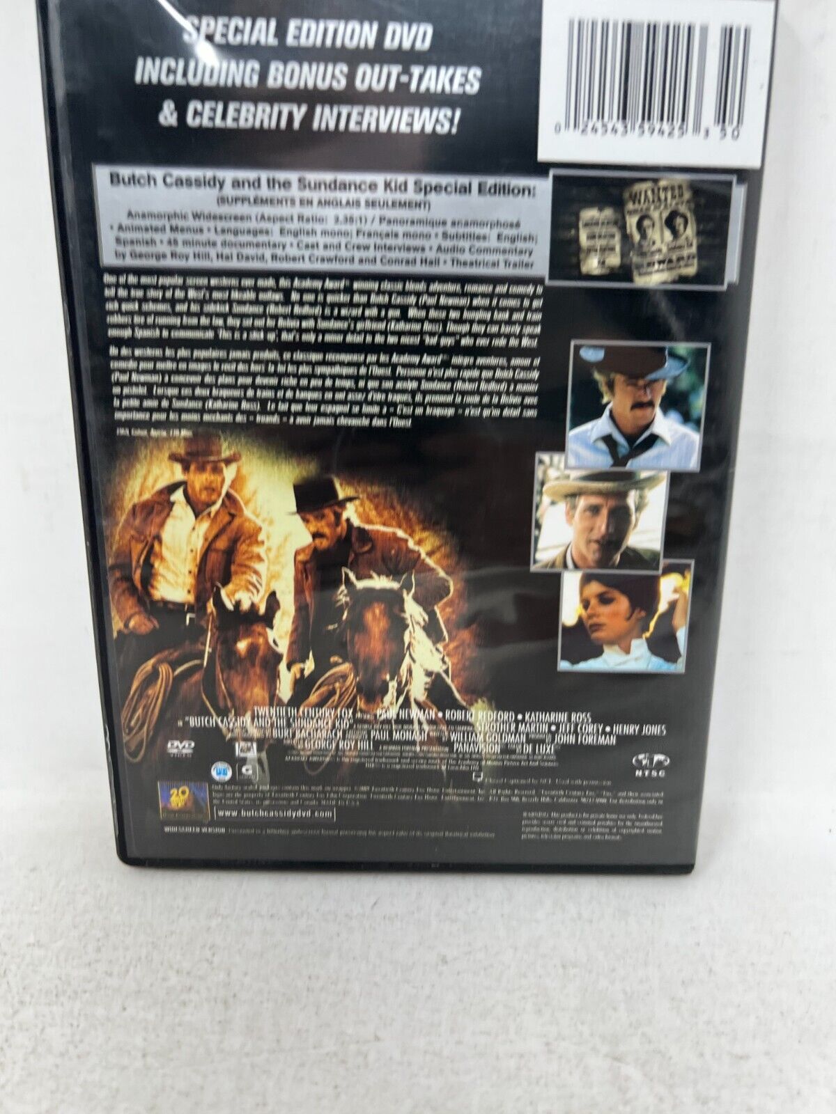 Butch Cassidy and the Sundance Kid (DVD) Crime Good Condition!