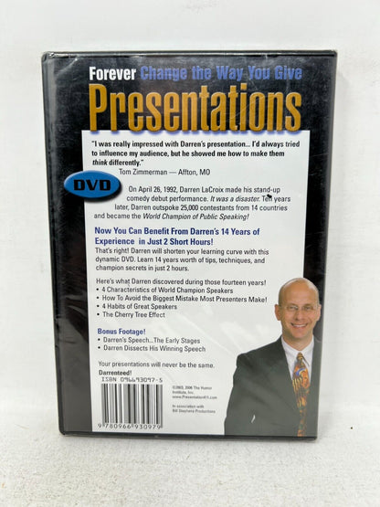 The Path to Powerful Presentations (DVD) Darren Lacroix Documentary New & Sealed