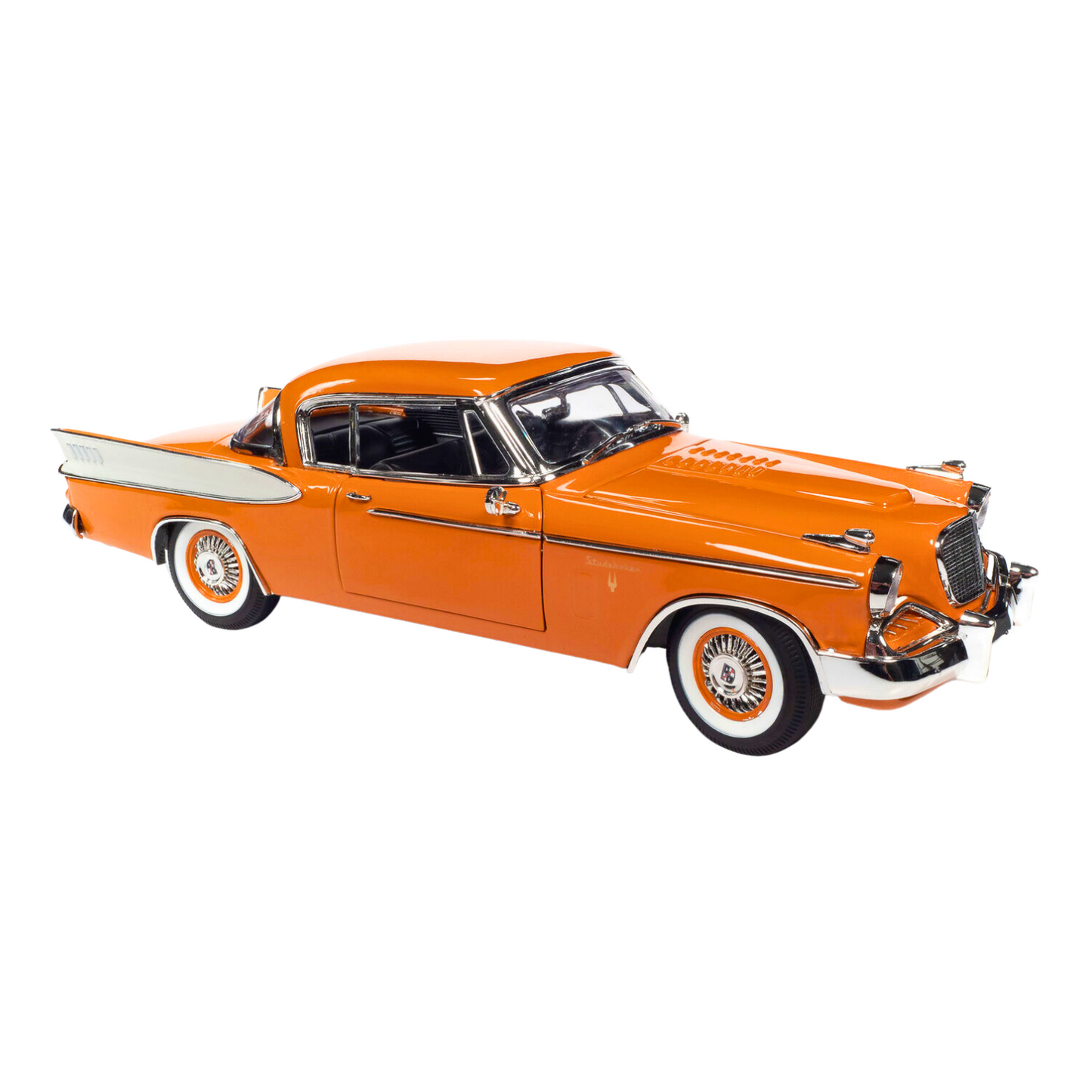 Auto World 1957 Studebaker Golden Hawk Hardtop American Muscle 1:18 Diecast