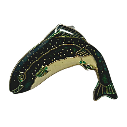 Salmon Animal Lapel Pin