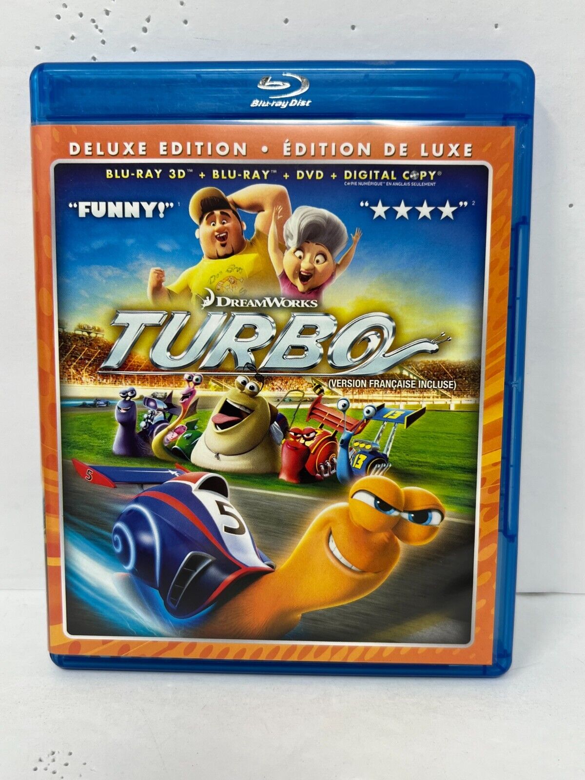 Turbo (Blu-ray 3D) Kids Cartoon Good Condition!!!