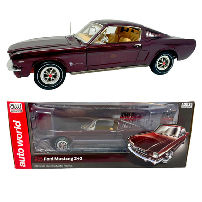 Auto World American Muscle 1965 Ford Mustang (2 + 2) 1:18 Diecast