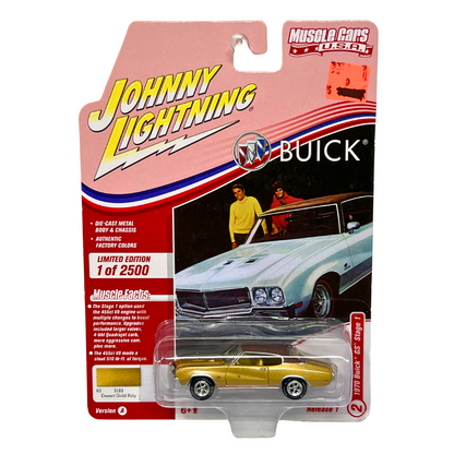 Johnny Lightning Muscle Cars U.S.A. 1970 Buick GS Stage 1 1:64 Diecast Version A
