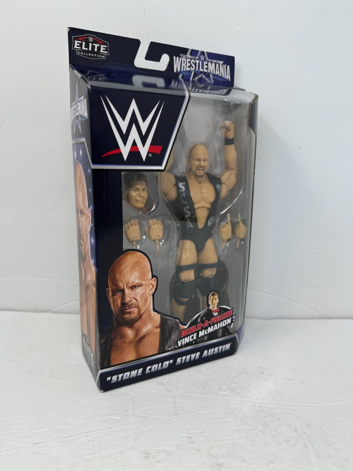 WWE Stone Cold Steve Austin Elite Collection WrestleMania Action Figure Mattel