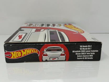 Hot Wheels JDM Japanese Car Culture Box Set of 6 Cars 1:64 Diecast