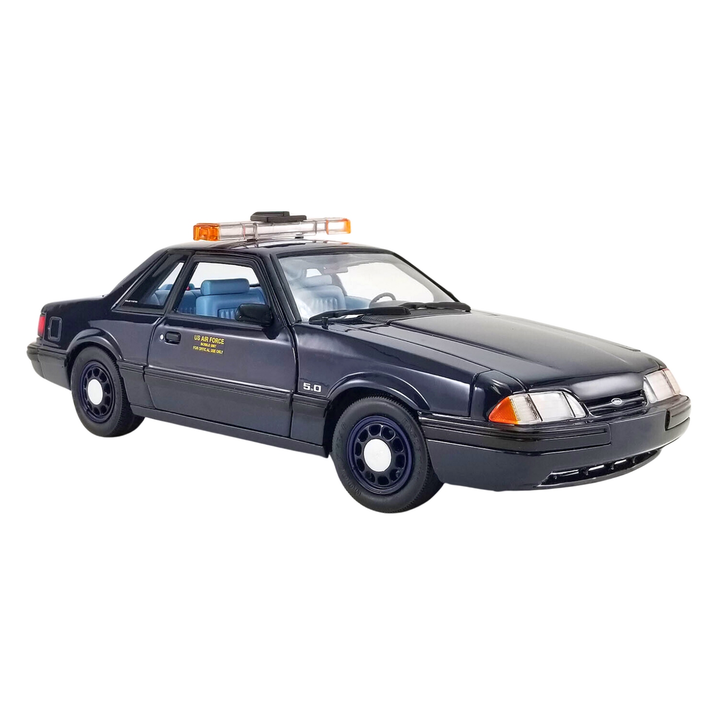 GMP 1988 Ford Mustang 5.0 SSP US Air Force U-Dragon Chaser Blue 1:18 Diecast