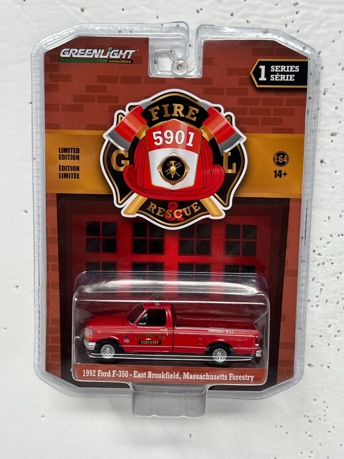 Greenlight Fire & Rescue 1992 Ford F-350 1:64 Diecast