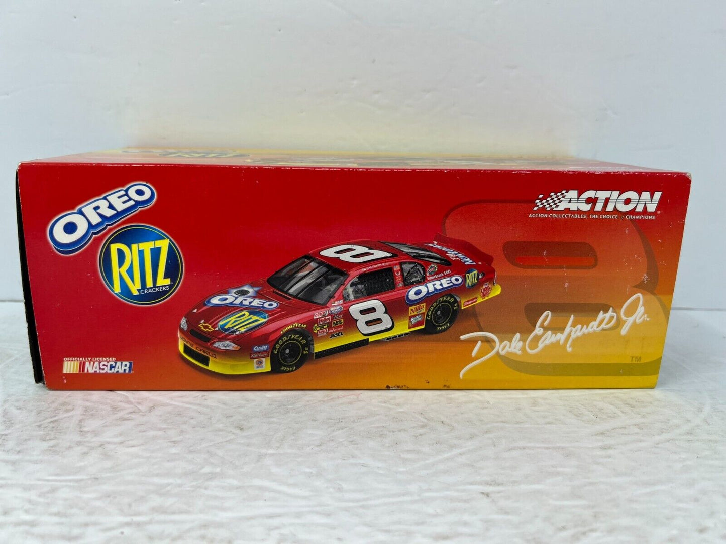 Action Nascar #8 Dale Earnhardt Jr Ritz Oreo Dealers 18K White Gold 1:24 Diecast