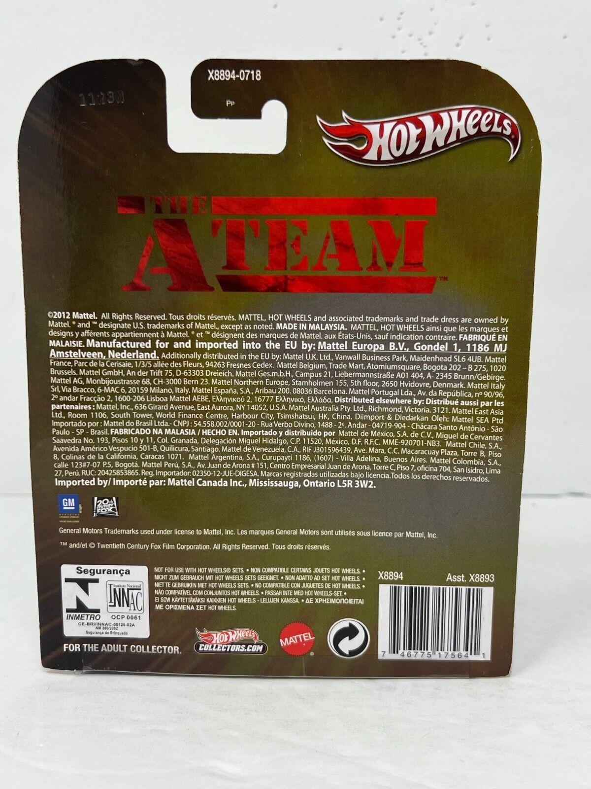 Hot Wheels Retro Entertainment The A Team 1980s Corvette 1:64  Diecast