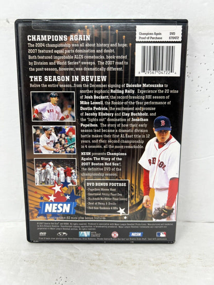 World Series 2007 Champions Boston Red Sox (DVD) Sports MLB Good Condition!!!