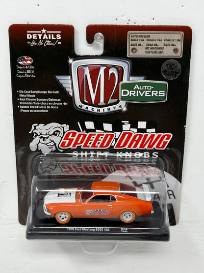 M2 Machines Auto-Drivers 1970 Ford Mustang Boss 429 CHASE 1:64 Diecast