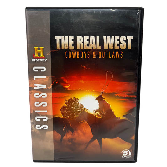 The Real West: Cowboys & Outlaws (DVD) Western Good Condition!!!