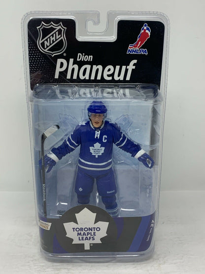 Mcfarlane NHL Dion Phaneuf Toronto Maple Leafs Blue Jersey Series 27 Figure