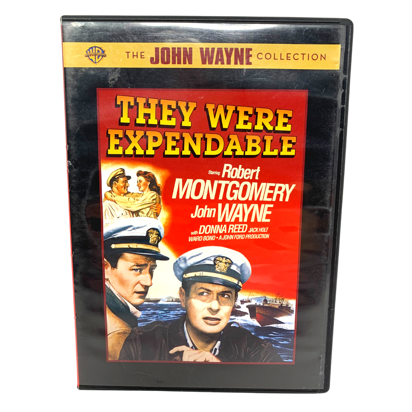 They Were Expendable (DVD) John Wayne War Good Condition