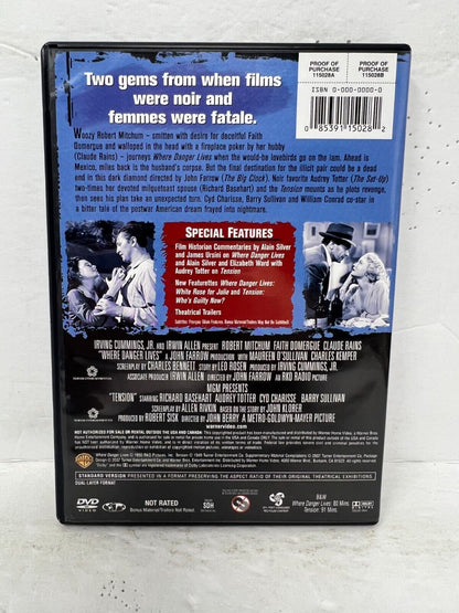 Where Danger Lives / Tension (DVD) Drama