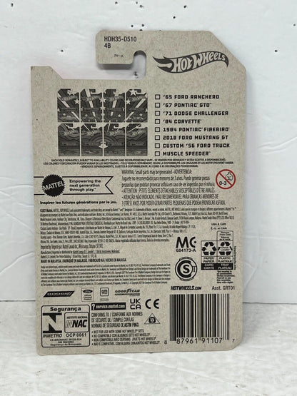 Hot Wheels HW Stars & Stripes Muscle Speeder Fantasy Cars 1:64 Diecast V4