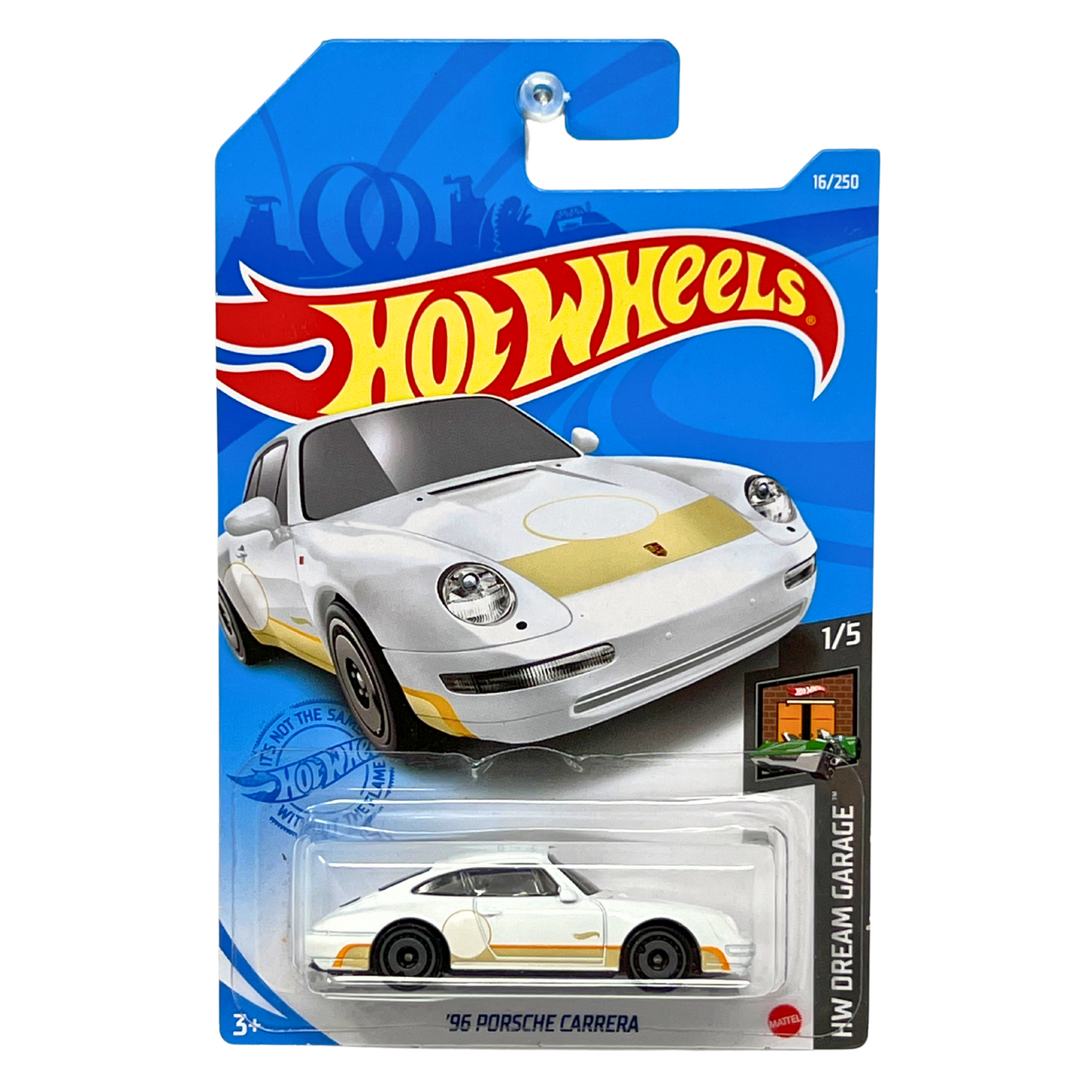 Hot Wheels HW Dream Garage 1996 Porsche Carrera White 1:64 Diecast V2