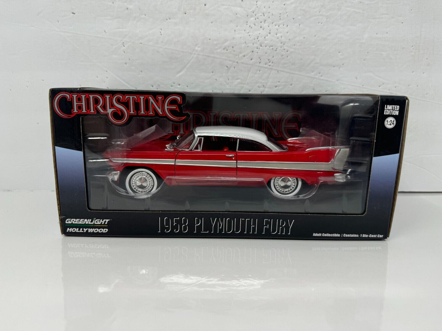 Greenlight Hollywood Christine 1958 Plymouth Fury 1:24 Diecast