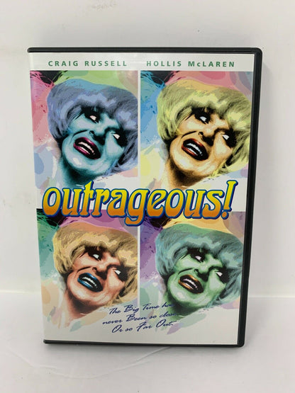 Outrageous! (DVD) RARE OOP Gay Interest LGBTQ Comedy Good Condition!!!