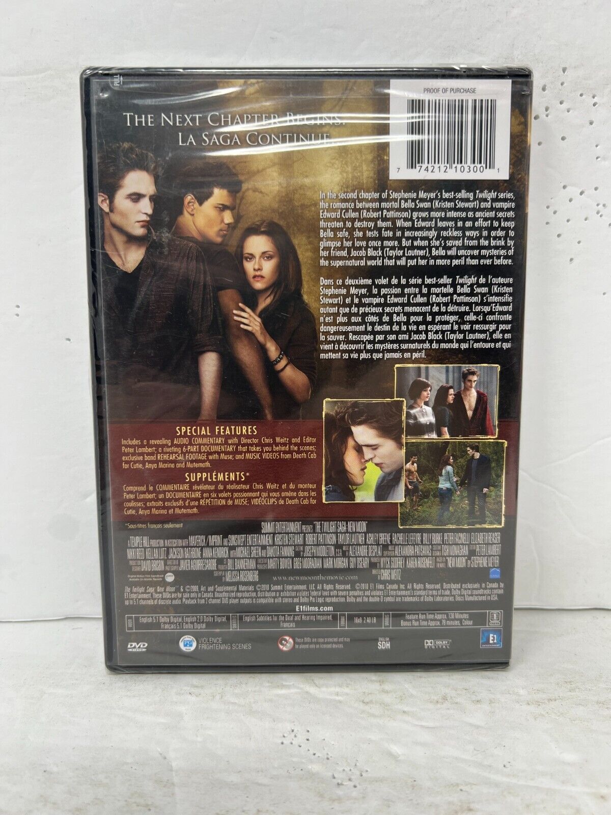 The Twilight Saga: New Moon (DVD) Fantasy New and Sealed!!!