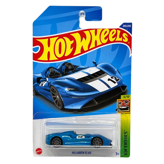 Hot Wheels HW Exotics McLaren Elva Blue 1:64 Diecast