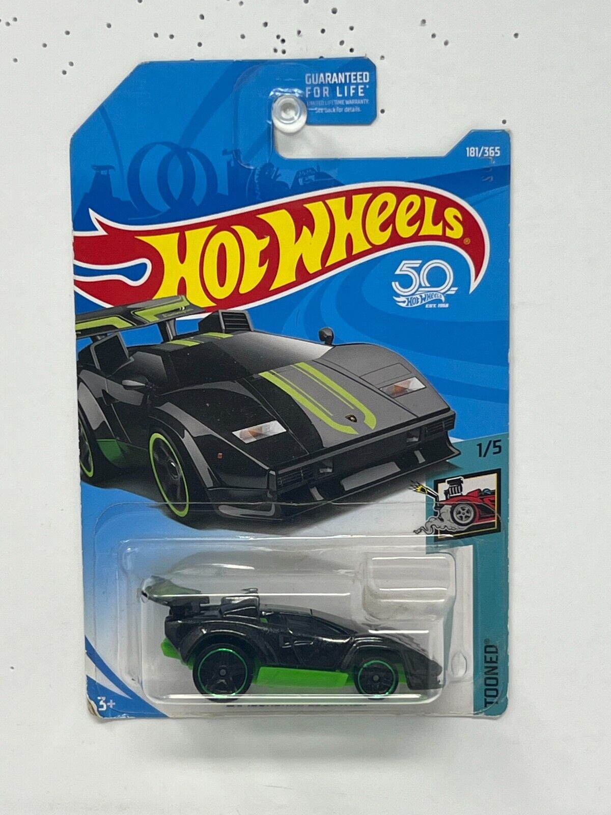 Hot Wheels Tooned Lamborghini Countach 1:64 Diecast