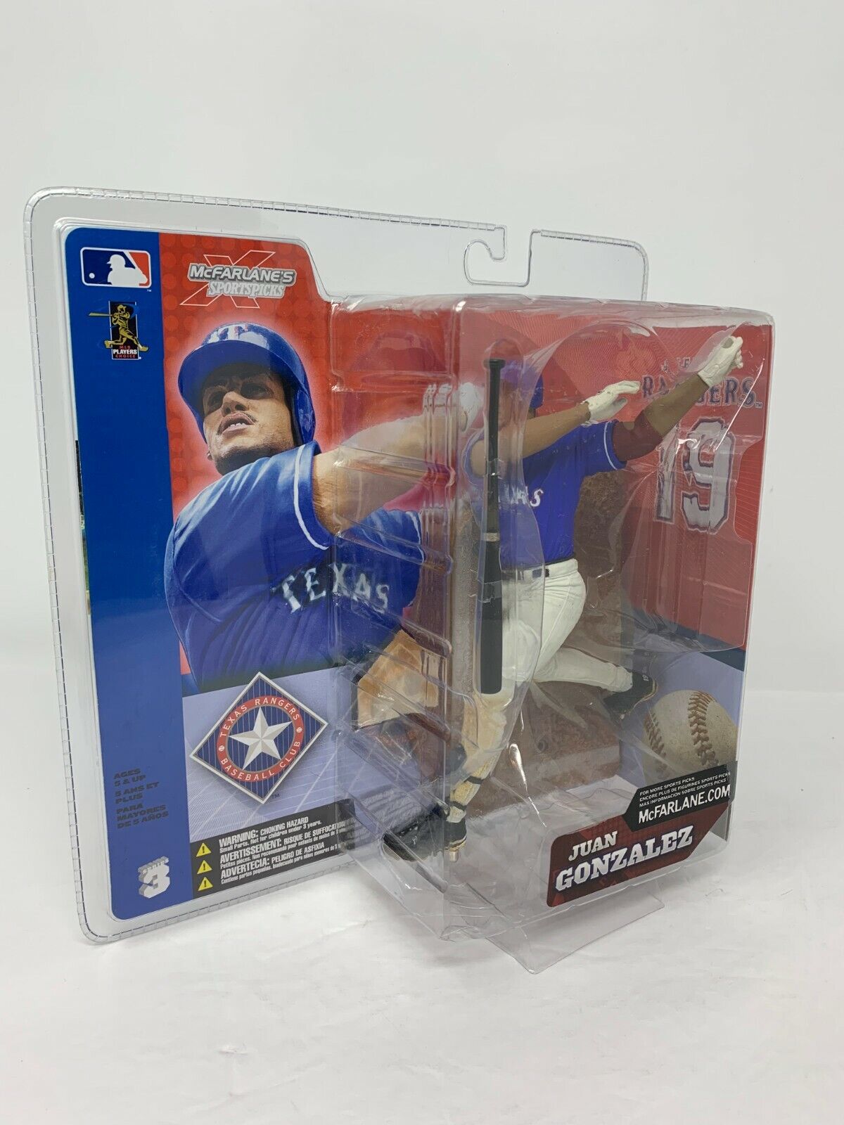 McFarlane MLB Series 3 Juan Gonzalez Texas Rangers Figurine