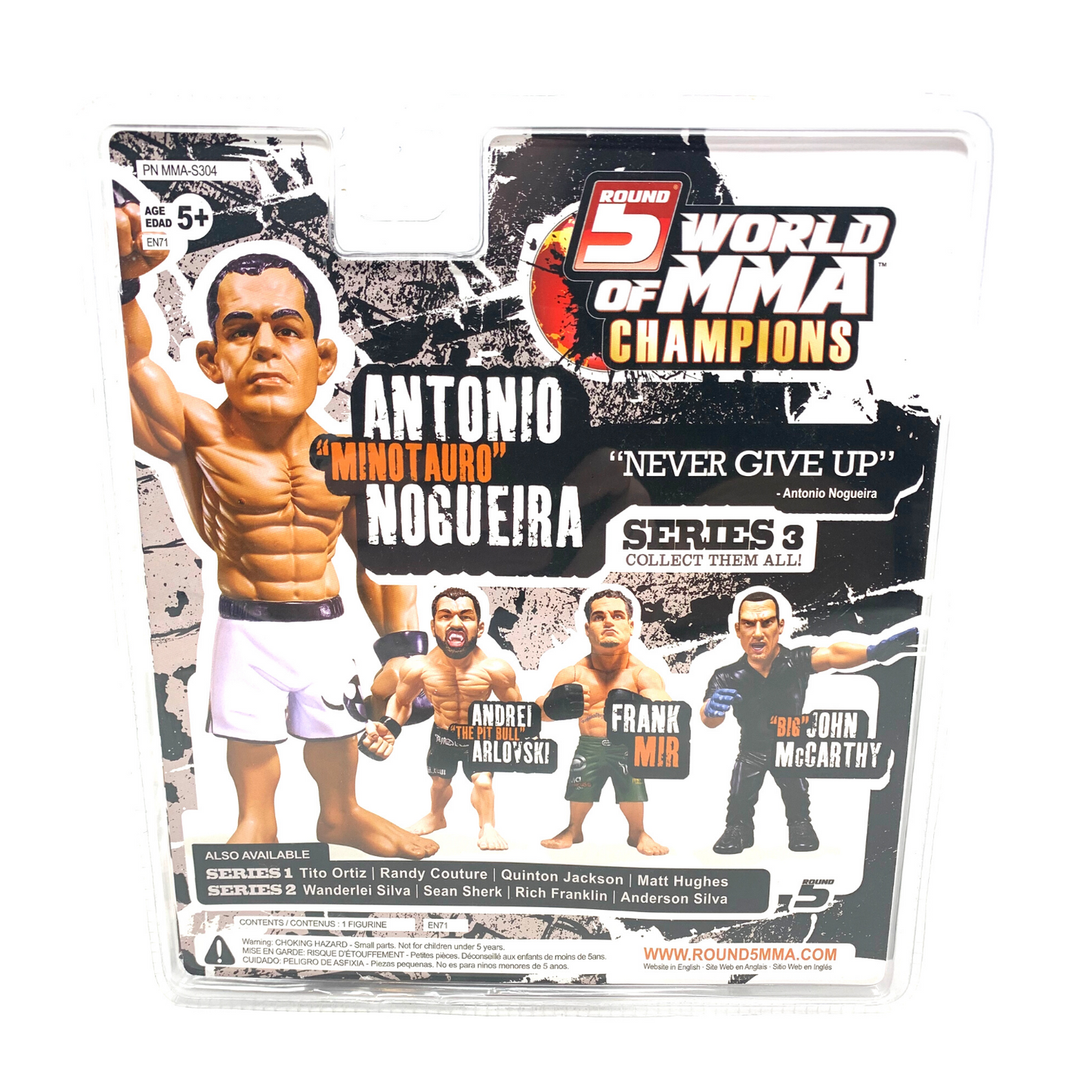 Round 5 UFC Antonio Rodrigo “Minotauro” Nogueira World of MMA Action Figure