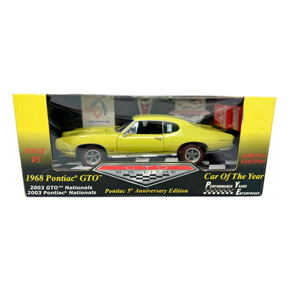 Ertl 1968 Pontiac GTO 2003 Nationals Car of the Year PYE Limited 1:18 Diecast