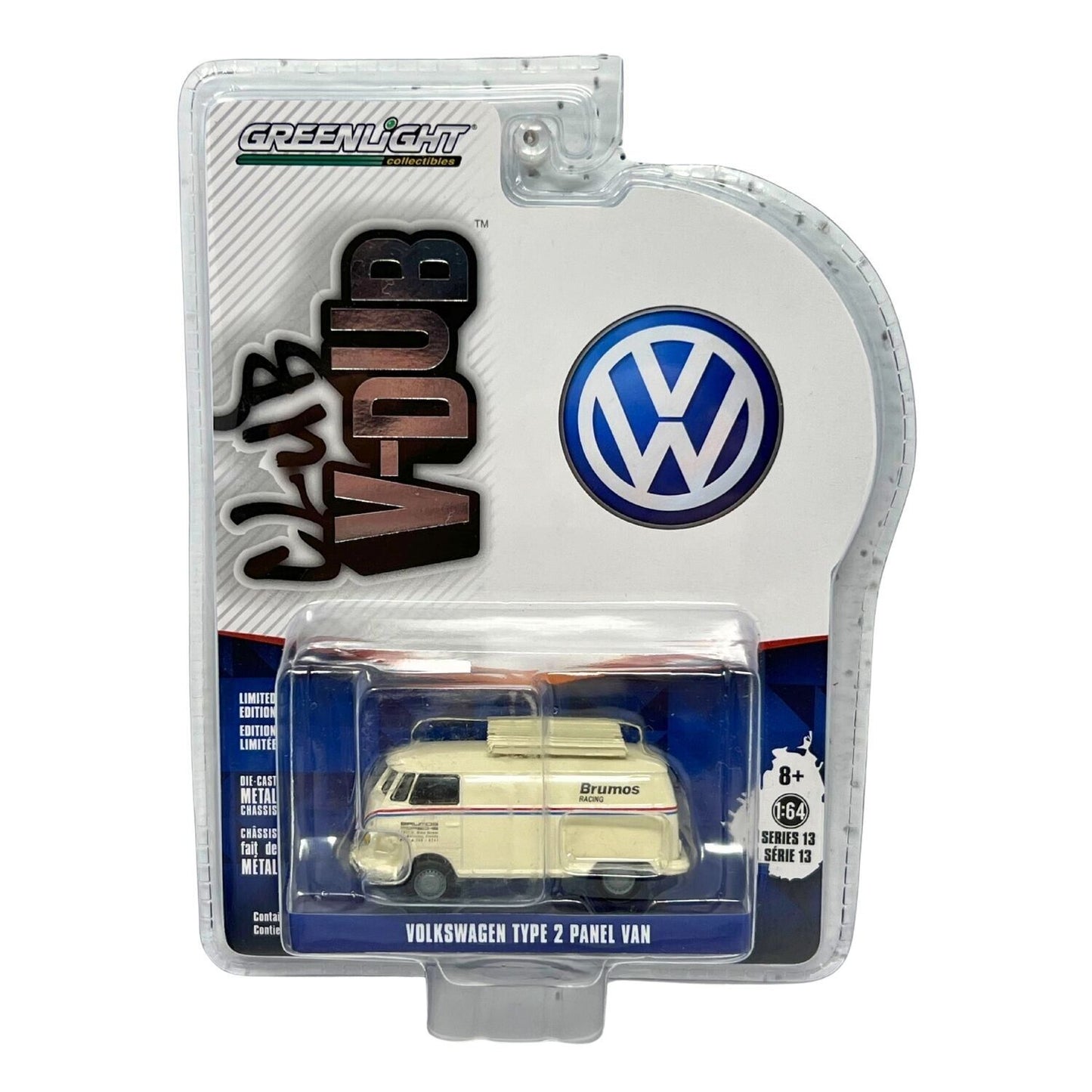 Greenlight Club V-Dub Volkswagen Type 2 Panel Van 1:64 Diecast