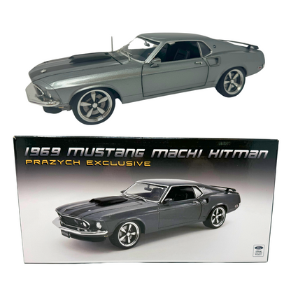 Acme 1969 Ford Mustang Mach 1 HITMAN Prazych Exclusive 1:18 Diecast 1 of 400