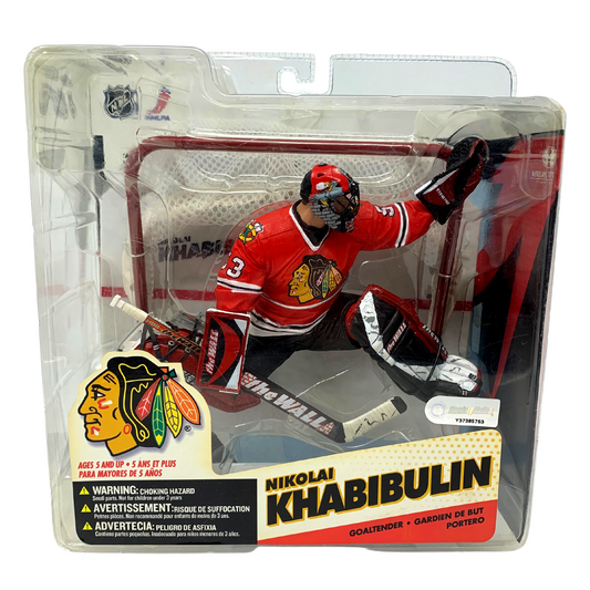 Mcfarlane NHL Series 12 Nikolai Khabibulin Chicago Blackhawks 6 Inch Figure