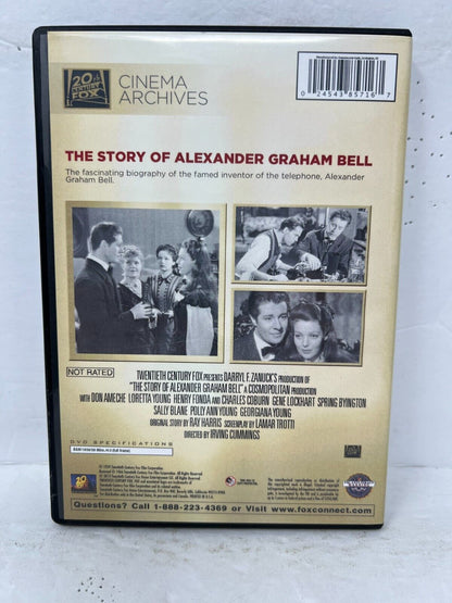 The Story of Alexander Graham Bell (DVD) Biography Good Condition!!!