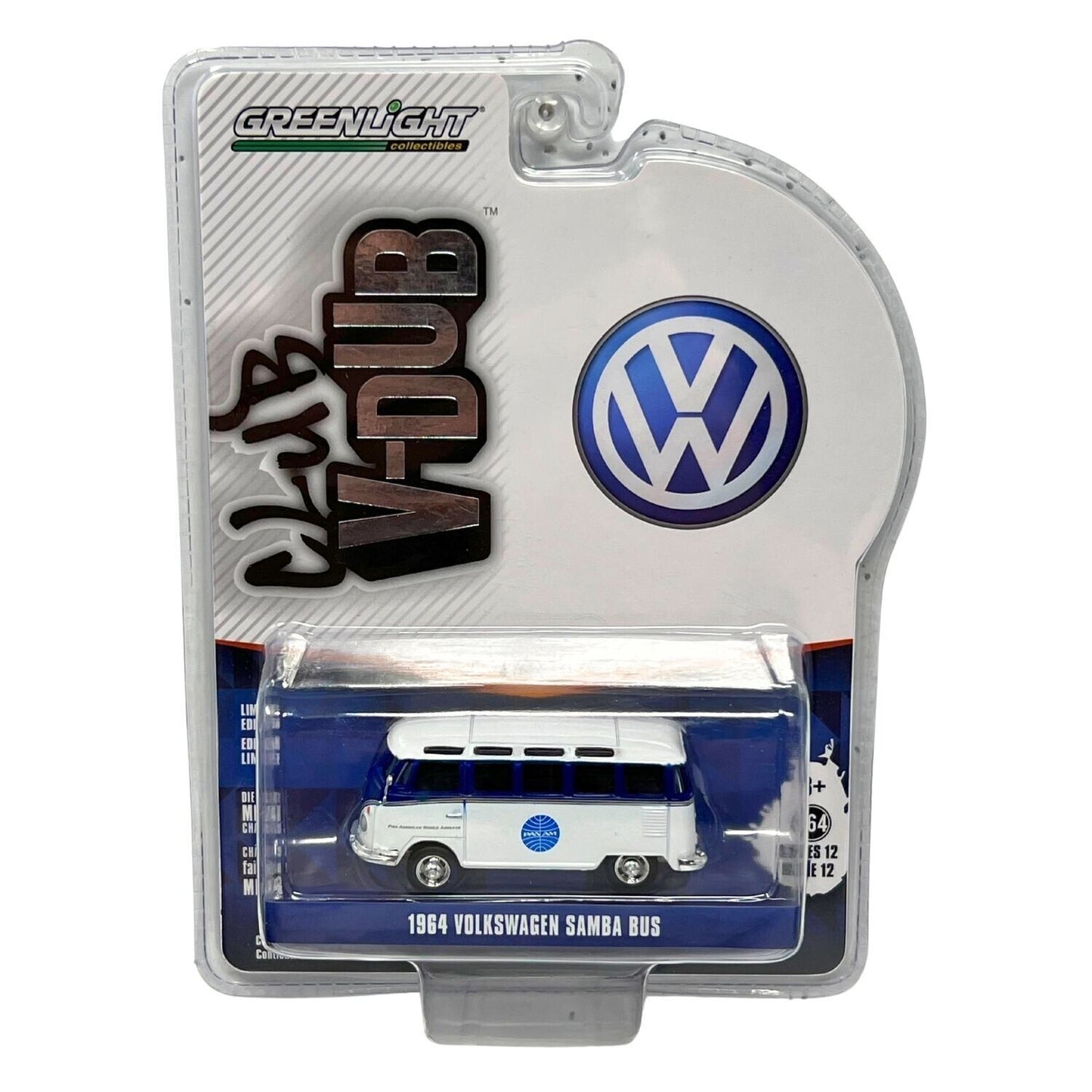 Greenlight Club V-Dub 1964 Volkswagen Samba Bus 1:64 Diecast