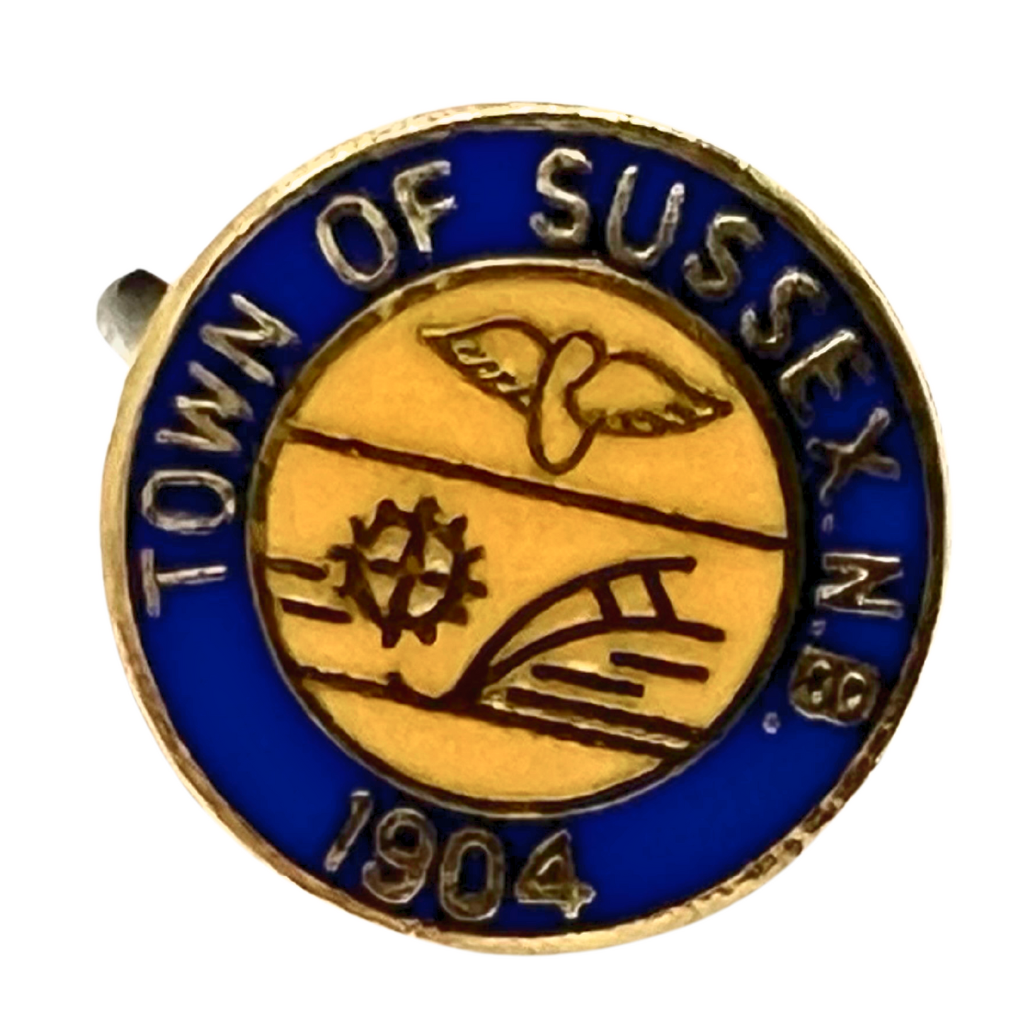 Town of Sussex New Brunswick Souvenir Cities & States Lapel Pin SP3