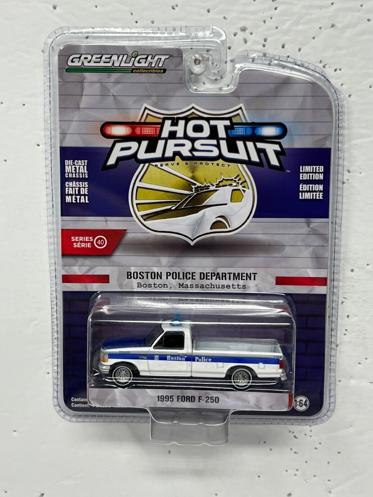 Greenlight Hot Pursuit 1995 Ford F-250 1:64 Diecast