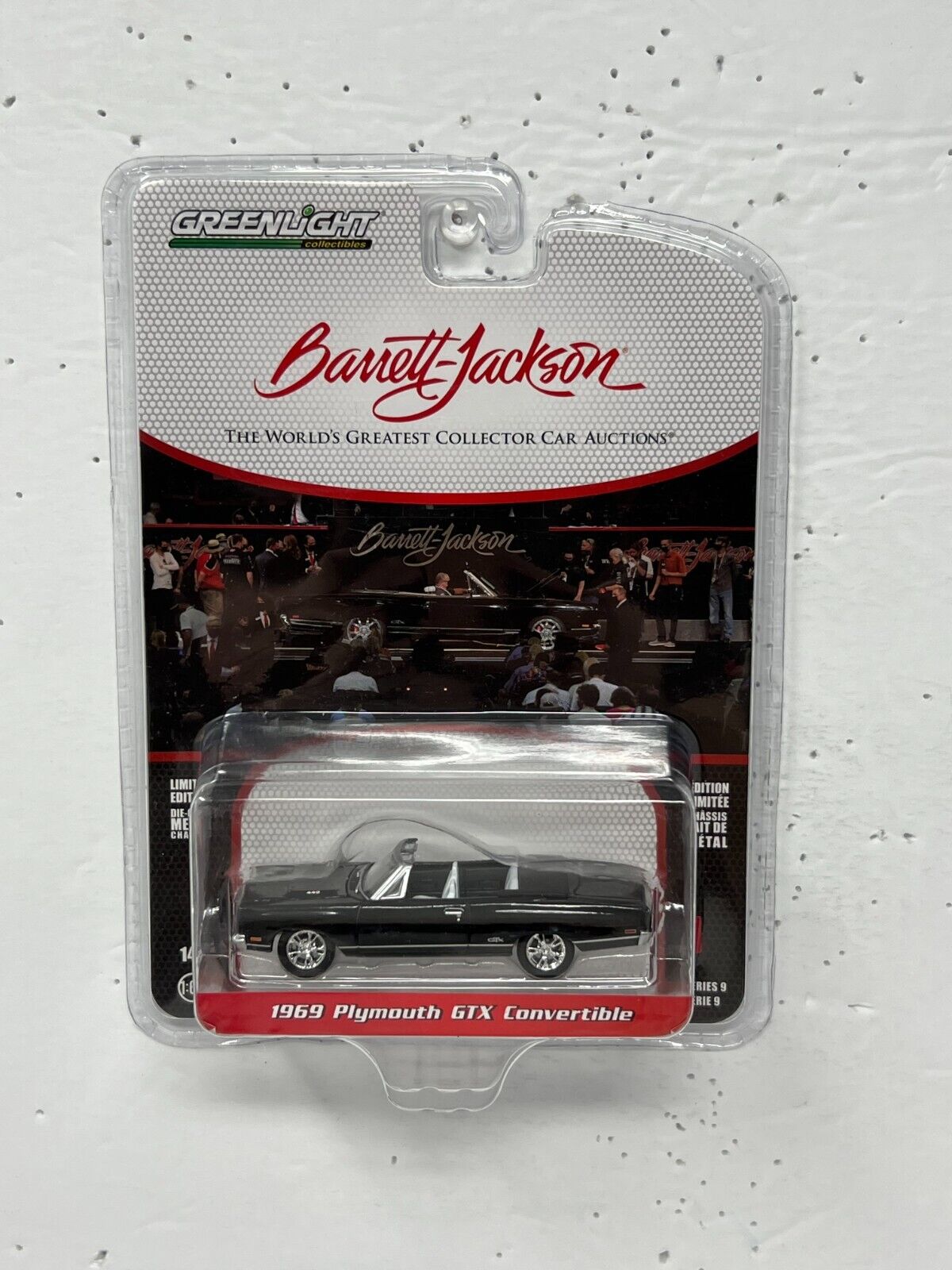 Greenlight Barrett-Jackson 1969 Plymouth GTX Convertible 1:64 Diecast